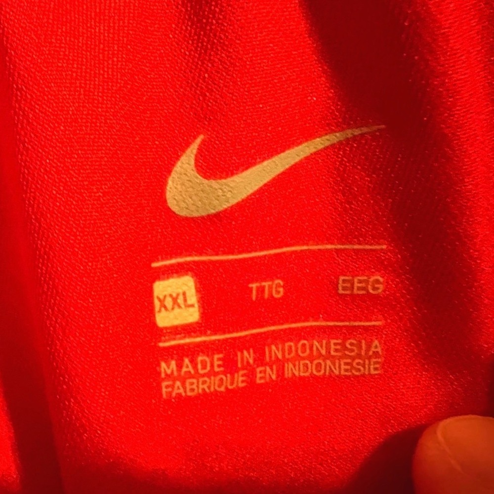 Nike Track Pants Women's XXL Red Excellent Zipper Ankle Side Stripe 836120-656 - Picture 3 of 9